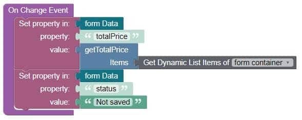 Select quantity on change event logic