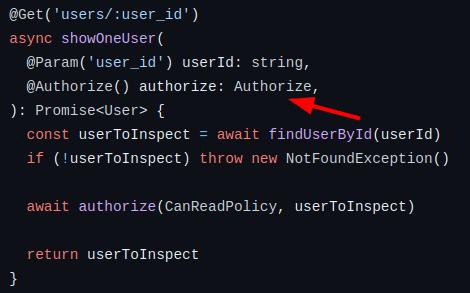 NestJS tip: type safety on parameter decorators - DEV Community