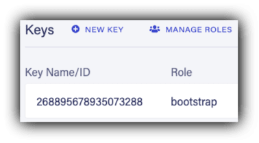 bootstrap key