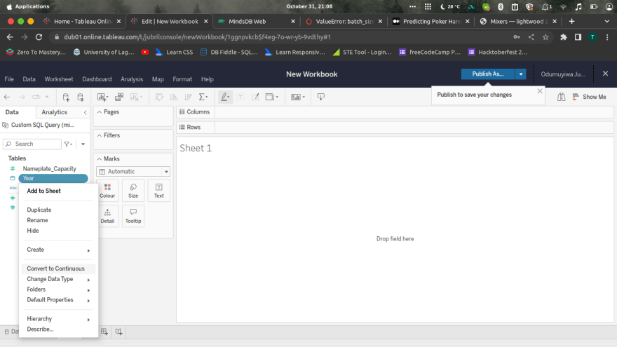 Changing Data Type