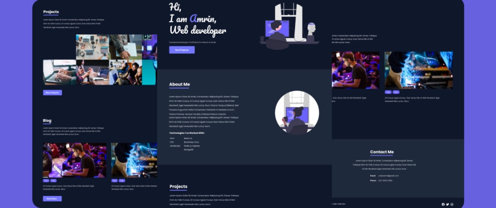 How To Build A Portfolio Website With React Tailwind CSS DEV Community