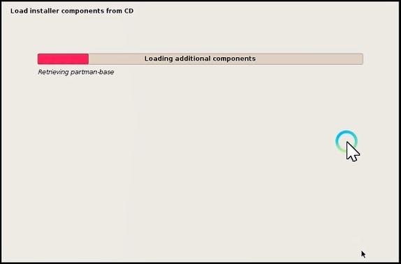 load installer components from cd