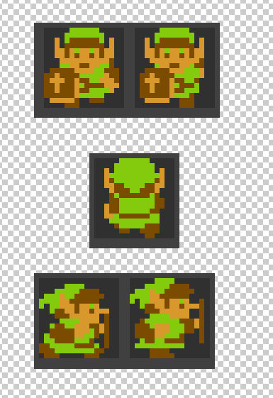 zelda nes sprites