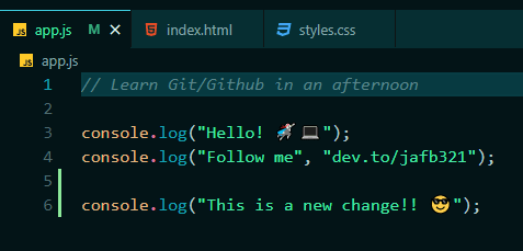 File change
