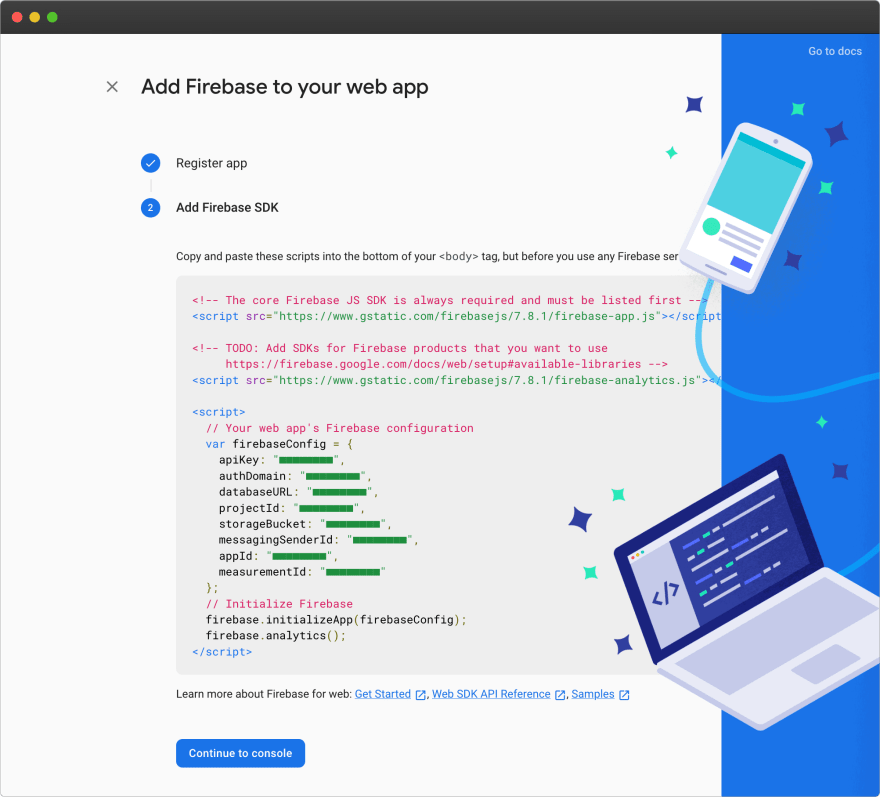 Firebase – new web app