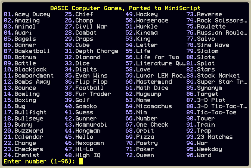 List of all computer games new arrivals