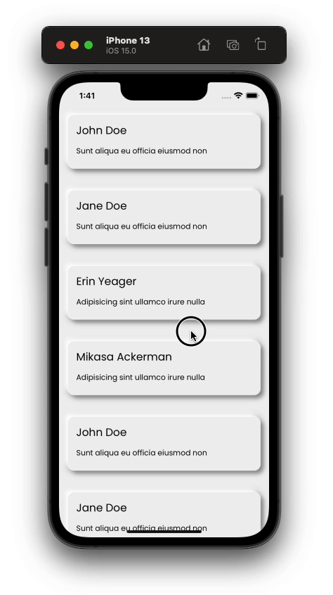 Drag Scroll