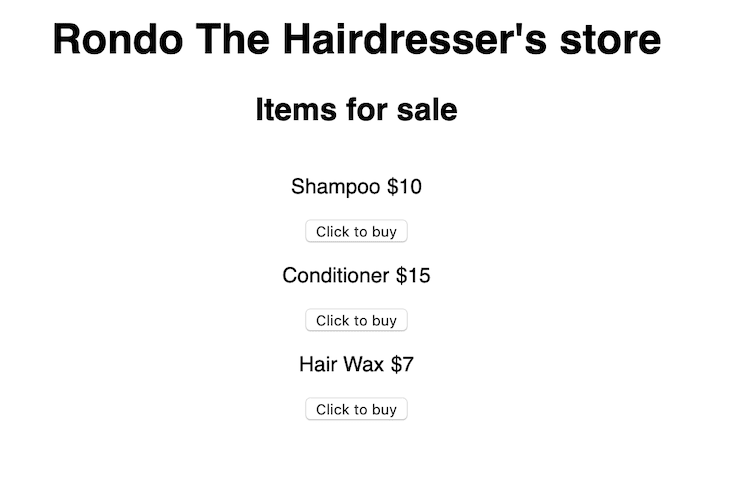 Rondo The Hairdresser's Store