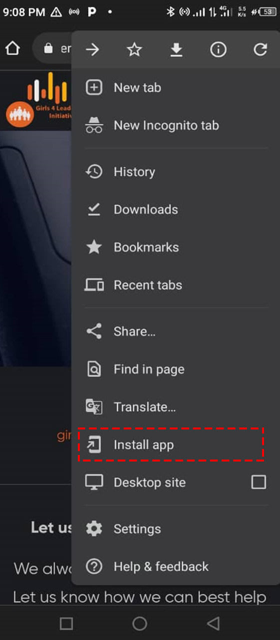 Install App