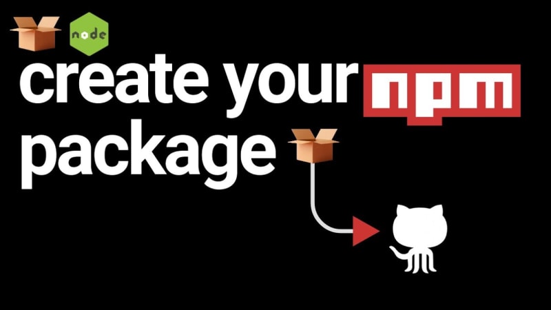 'نشر بسته nodejs در github'