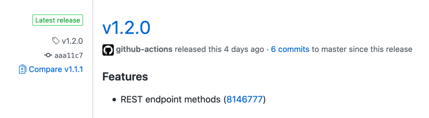 GitHub release