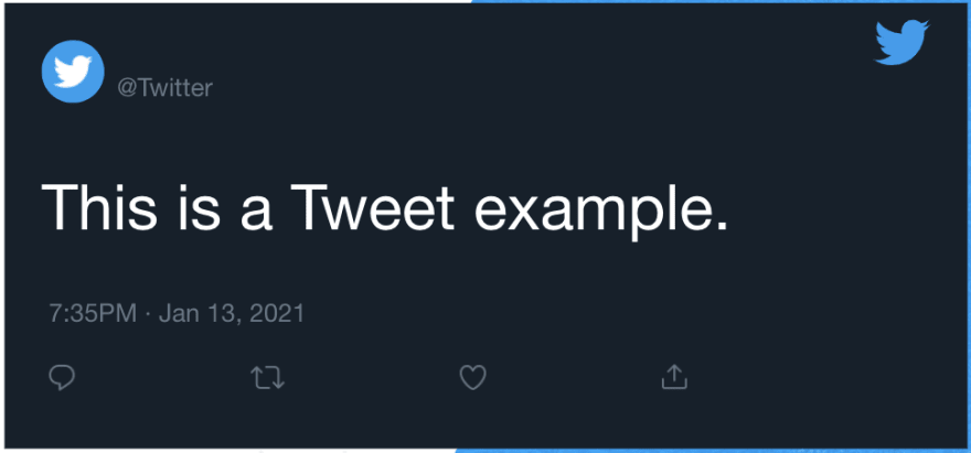 A Tweet on Twitter