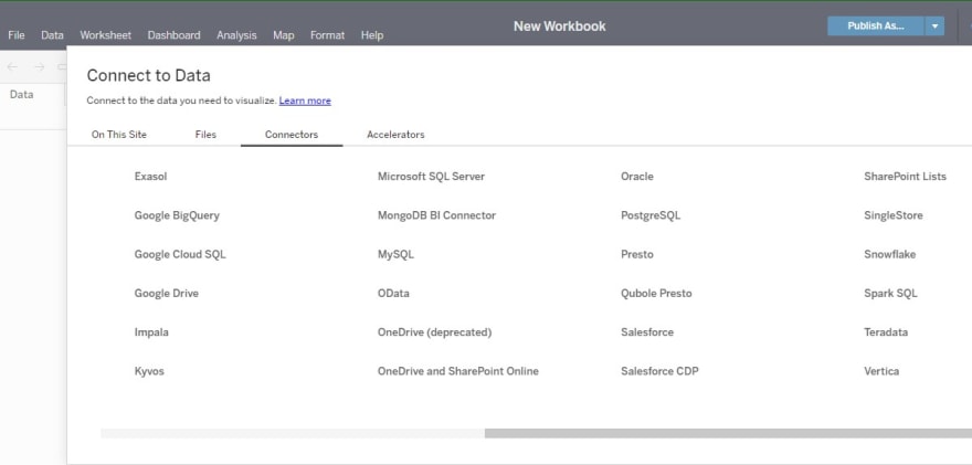 Tableau MySQL