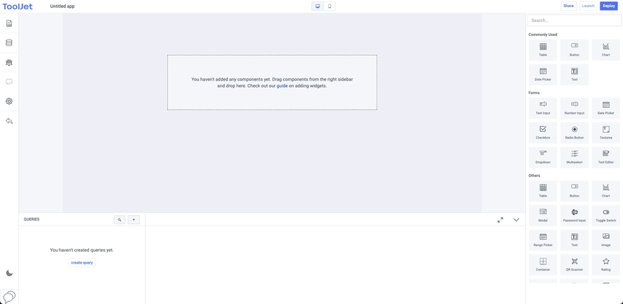 deploying app