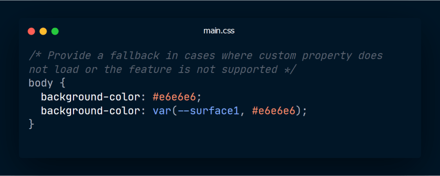 Provide a fallback for unsupported browsers
