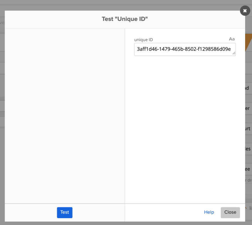 Generating a unique ID (UUID)