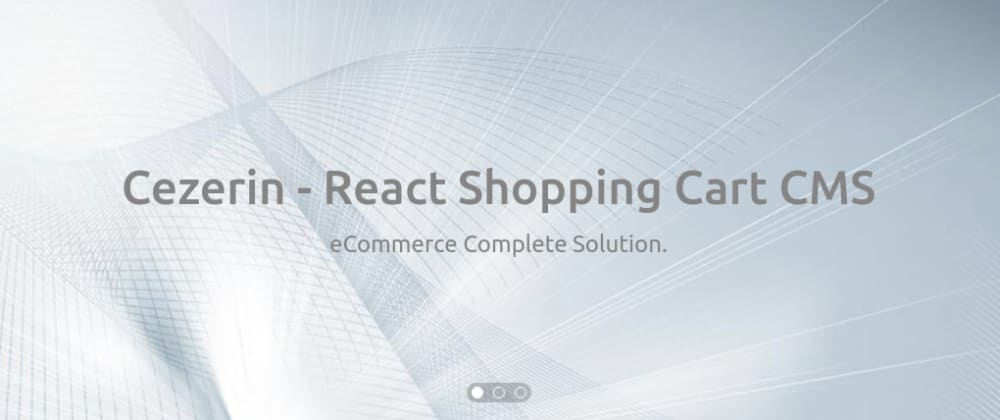 Cover image for Cezerin - Open Source React Shopping Cart CMS
