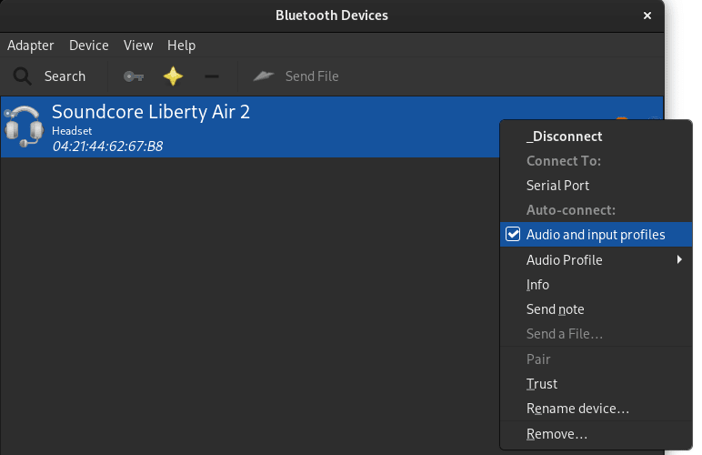 Arch linux bluetooth headset hot sale