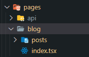 pages structure