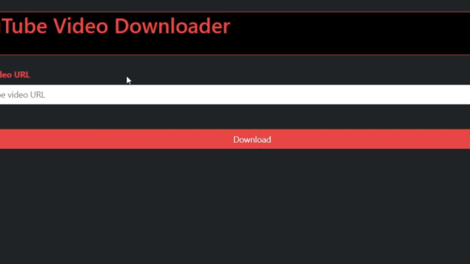 Create Your Own Youtube Video Downloader Using Youtube_Dl & Django - Dev  Community