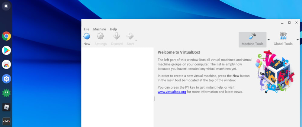 virtualbox chromebook