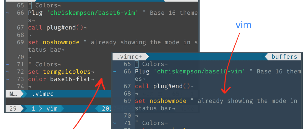 linux vim command