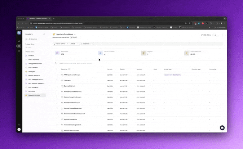 One click cloud provider access