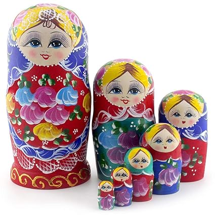 Russian nesting dolls.
