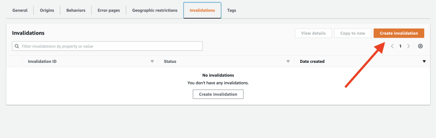 CloudFront Invalidation