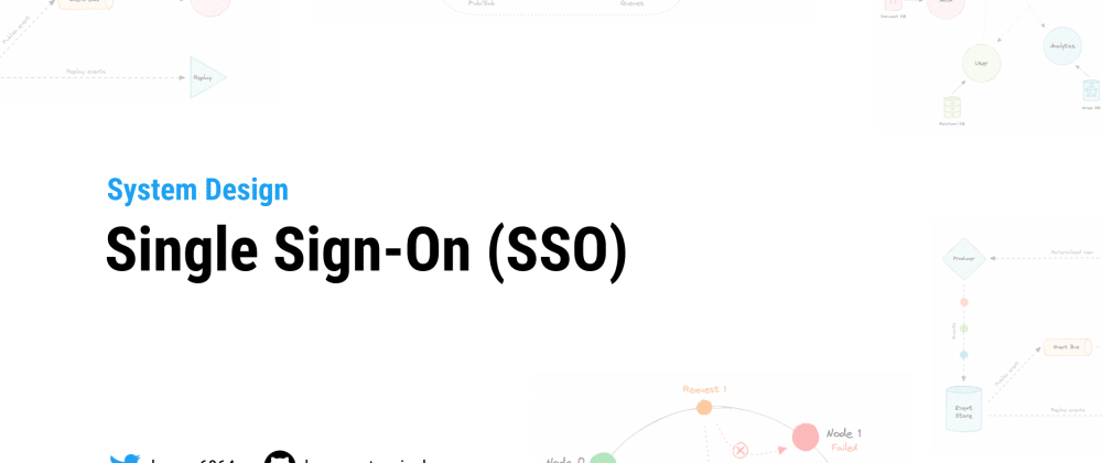 Cover image for System Design: Single Sign-On (SSO)