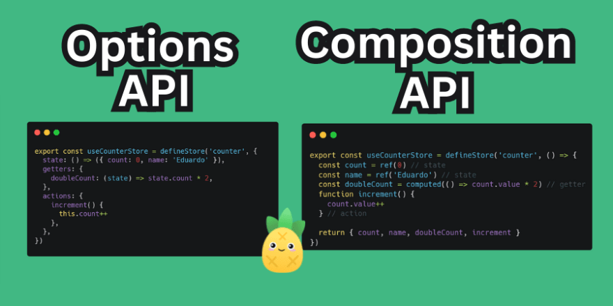 options vs comp api