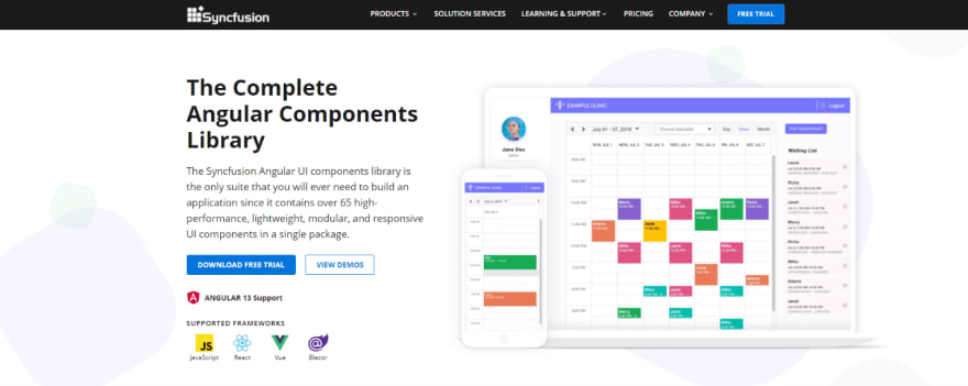 Syncfusion Angular UI