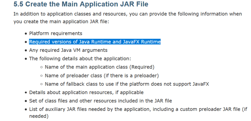 Section 5.5 of the linked Oracle documentation.