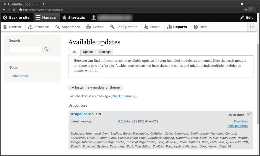 drupal composer update