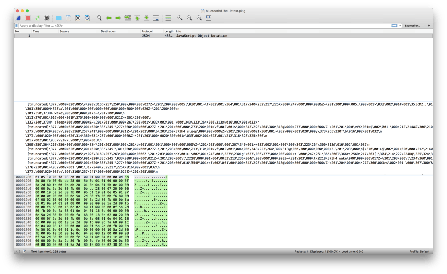 wireshark bluetooth capture