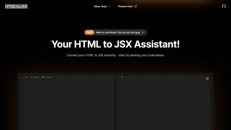 HTML to JSX