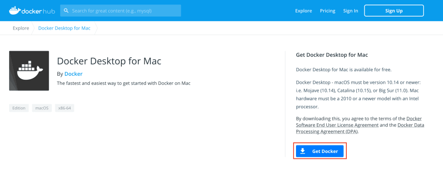 docker download mac