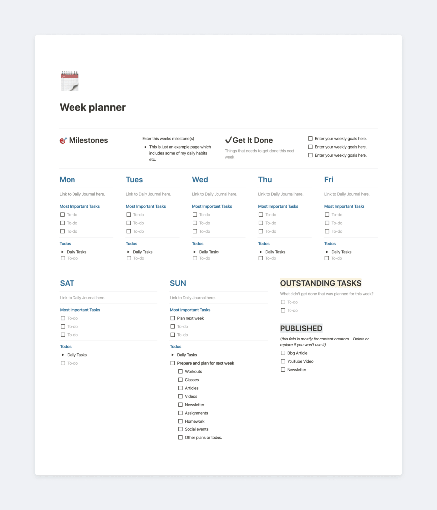 Top 5 Notion Templates DEV Community
