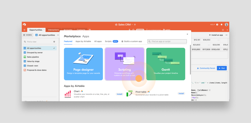 airtable scripting