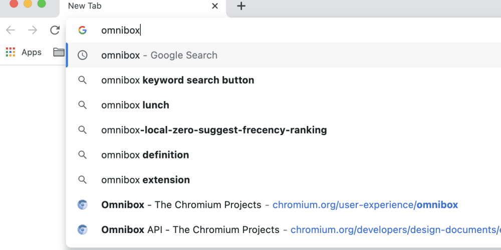 How to use the Omnibox in a Chrome Extension 