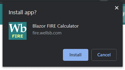 blazor pwas pwa