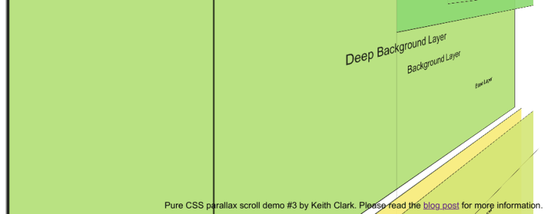 Side view of parallax demo layers in Keith Clark's demo #3