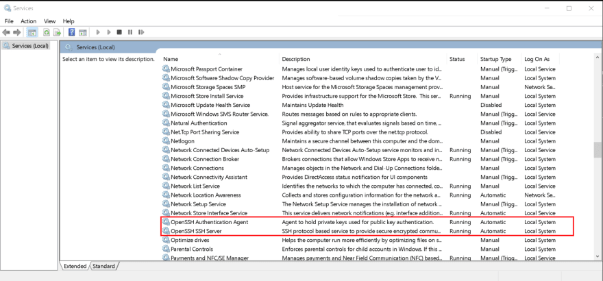 openssh authentication agent