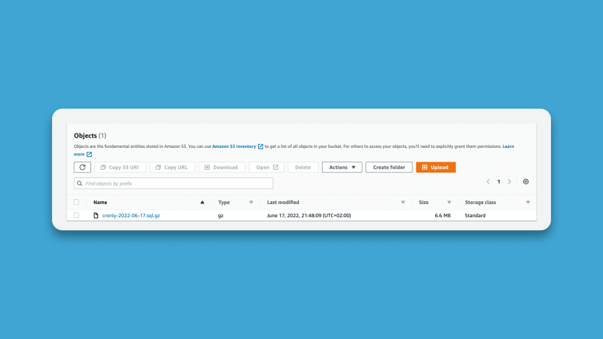 AWS S3 Bucket with backup