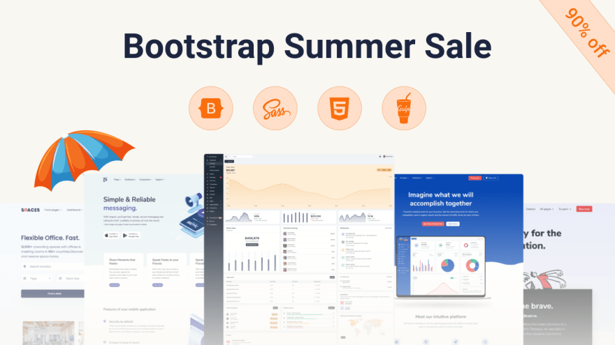 Themesberg – Bootstrap UI Kits and Dashboards – 90% OFF