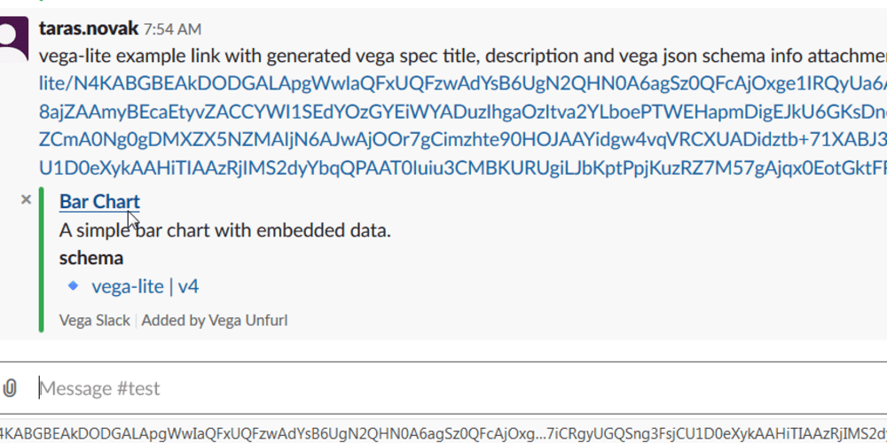 Vega Bar Chart