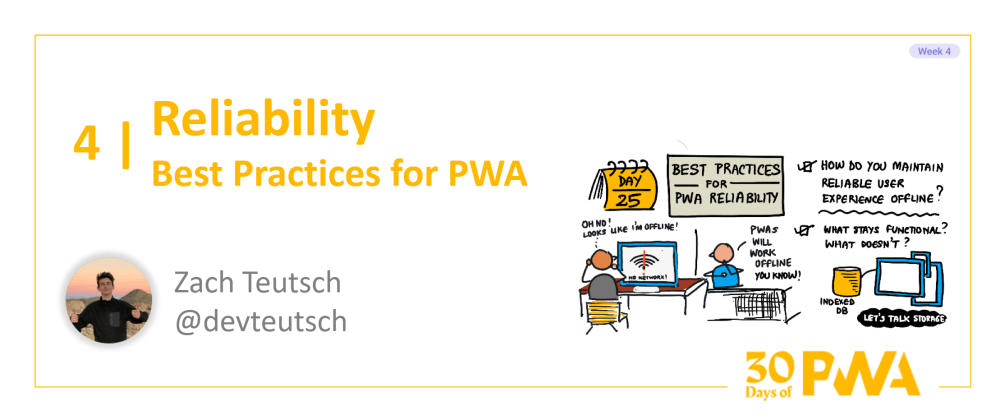 Cover image for #25 - Best Practices for PWA: Reliability