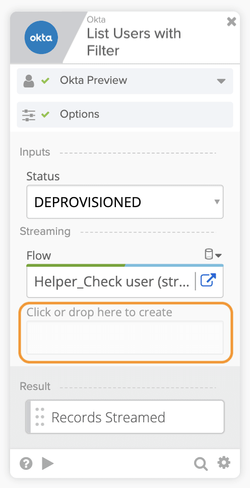 Create an additional value to pass to the helper flow