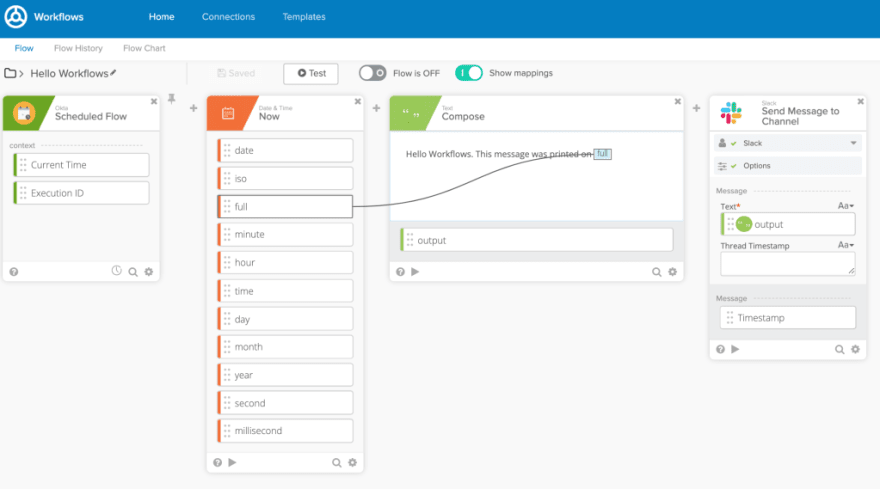 Workflows flow