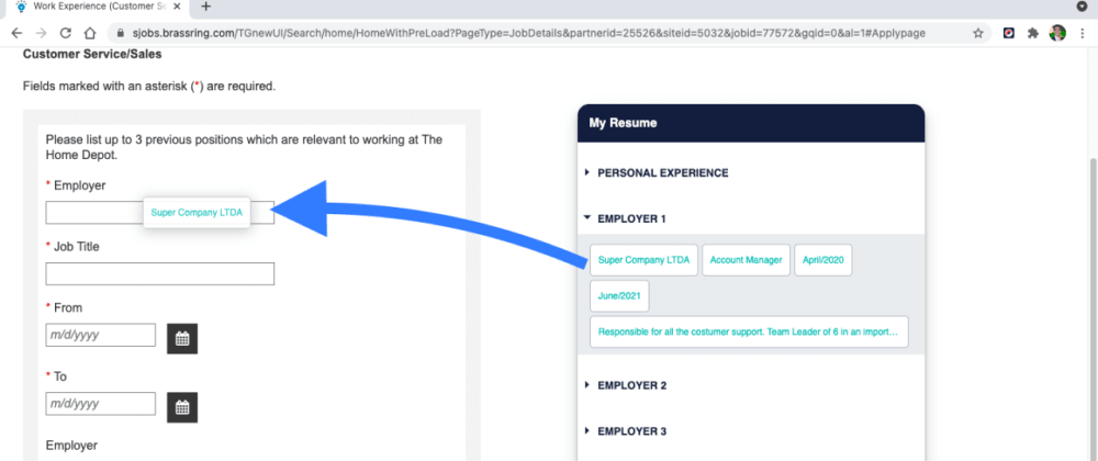 Finally, I launched my super tiny side project! Drop.in , a browser extension for job seekers! 🚀